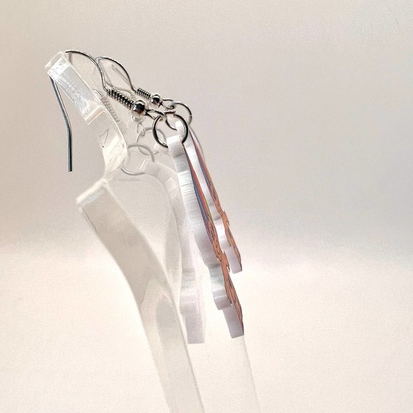 Troll Earrings - Trollies - Retro Earrings - Vintage Earrings - Toy Earrings - Picture 3 of 8